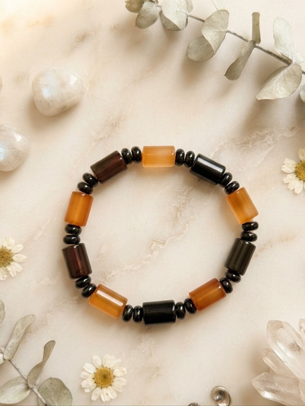 Agate/Onyx Bracelet